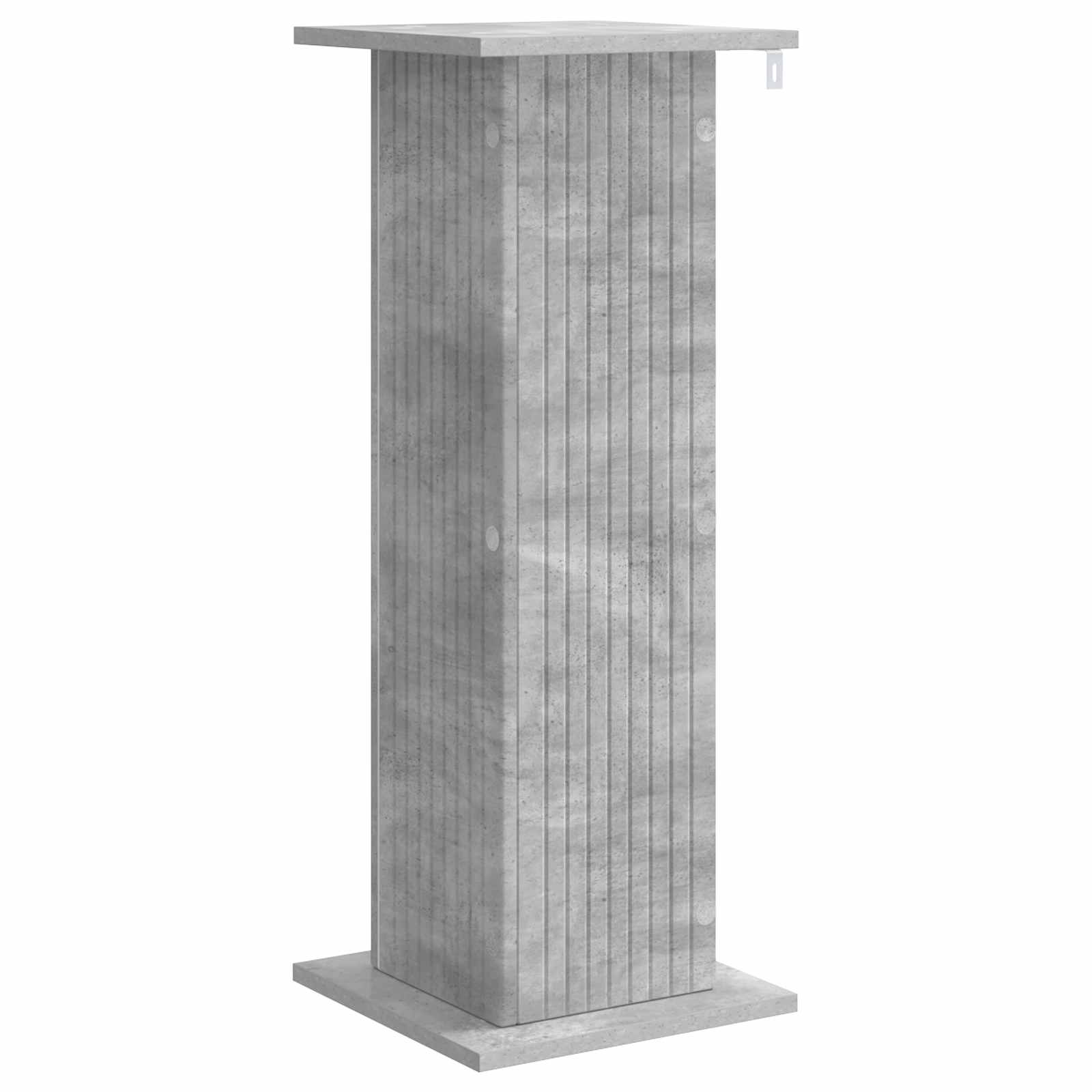 Pflanzenständer Betongrau 30,5 x 30 x 80,5 cm Holzwerkstoff