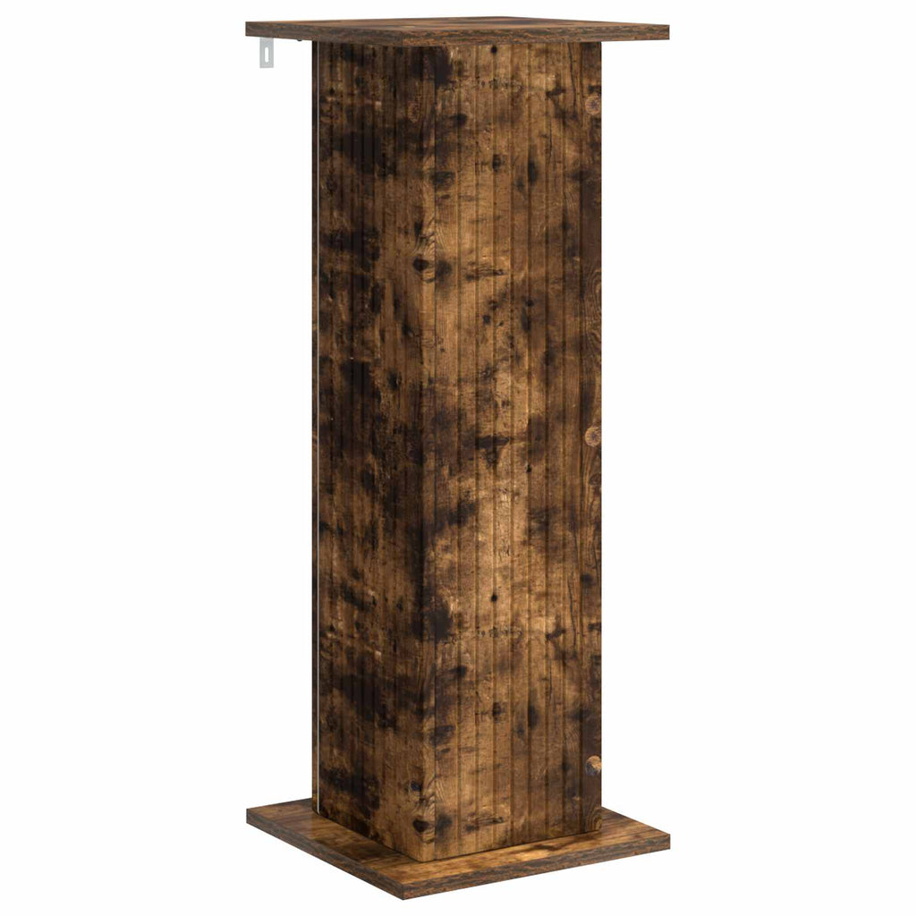Pflanzenständer 2 pcs Geräucherte Eiche 30,5 x 30 x 80,5 cm