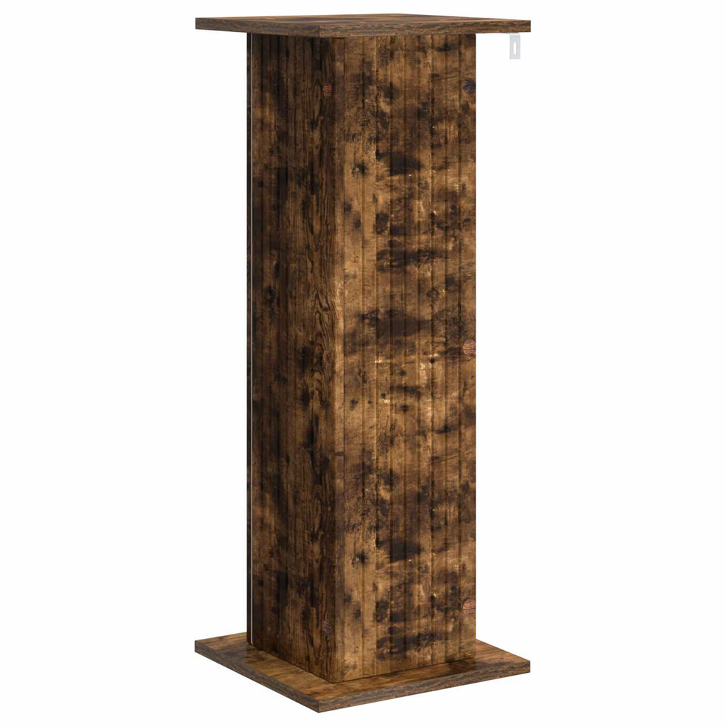 Pflanzenständer 2 pcs Geräucherte Eiche 30,5 x 30 x 80,5 cm