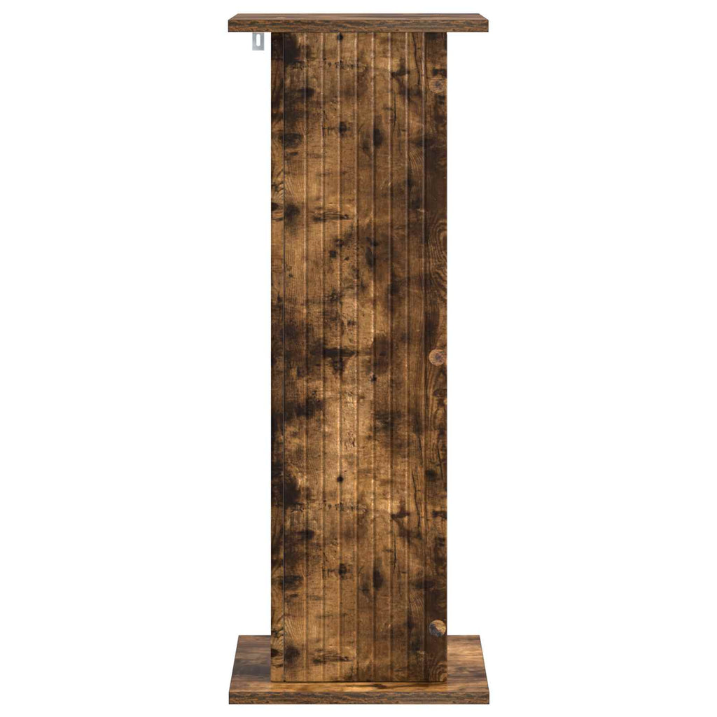 Pflanzenständer 2 pcs Geräucherte Eiche 30,5 x 30 x 80,5 cm