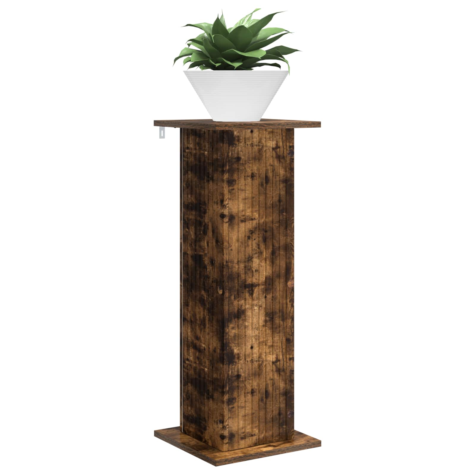 Pflanzenständer 2 pcs Geräucherte Eiche 30,5 x 30 x 80,5 cm