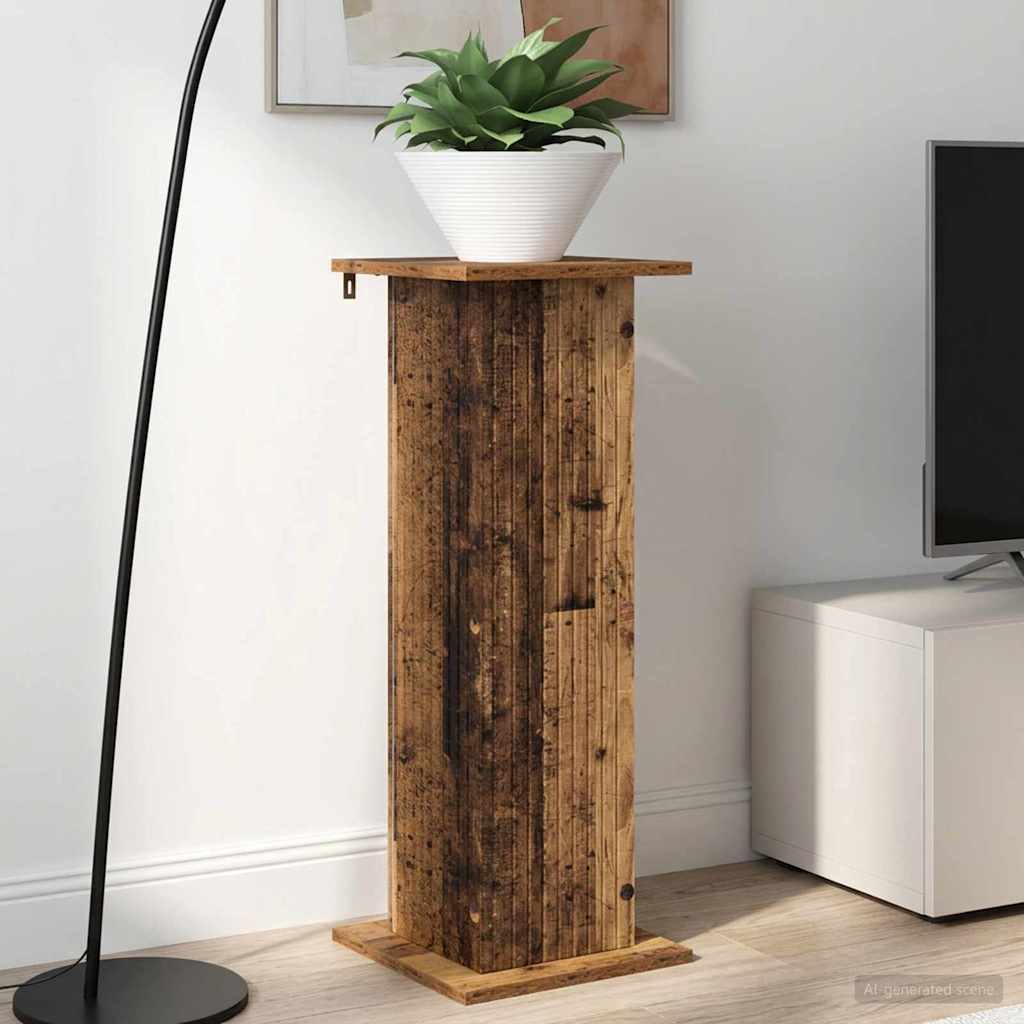 Pflanzenständer 2 pcs Altholz 30,5 x 30 x 80,5 cm Holzwerkstoff