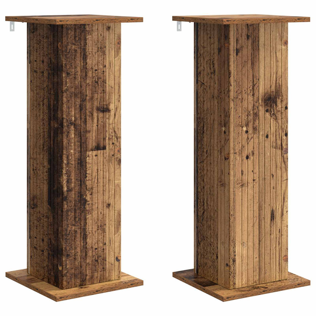 Pflanzenständer 2 pcs Altholz 30,5 x 30 x 80,5 cm Holzwerkstoff