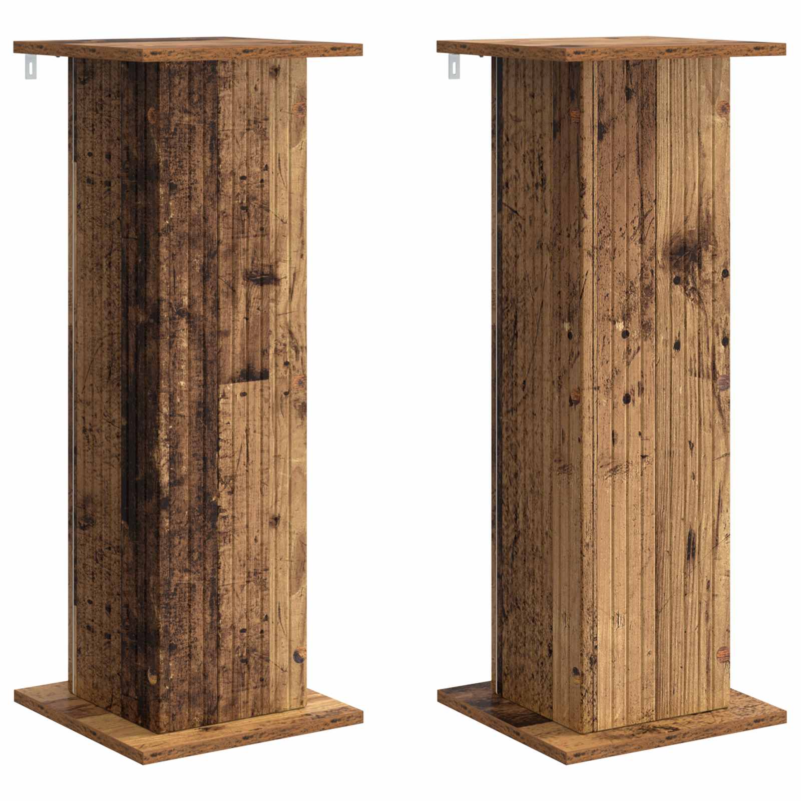 Pflanzenständer 2 pcs Altholz 30,5 x 30 x 80,5 cm Holzwerkstoff