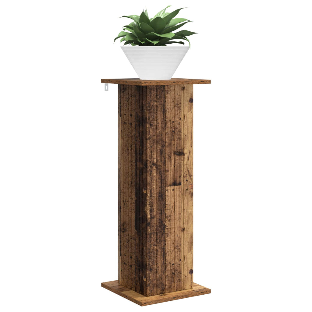 Pflanzenständer 2 pcs Altholz 30,5 x 30 x 80,5 cm Holzwerkstoff