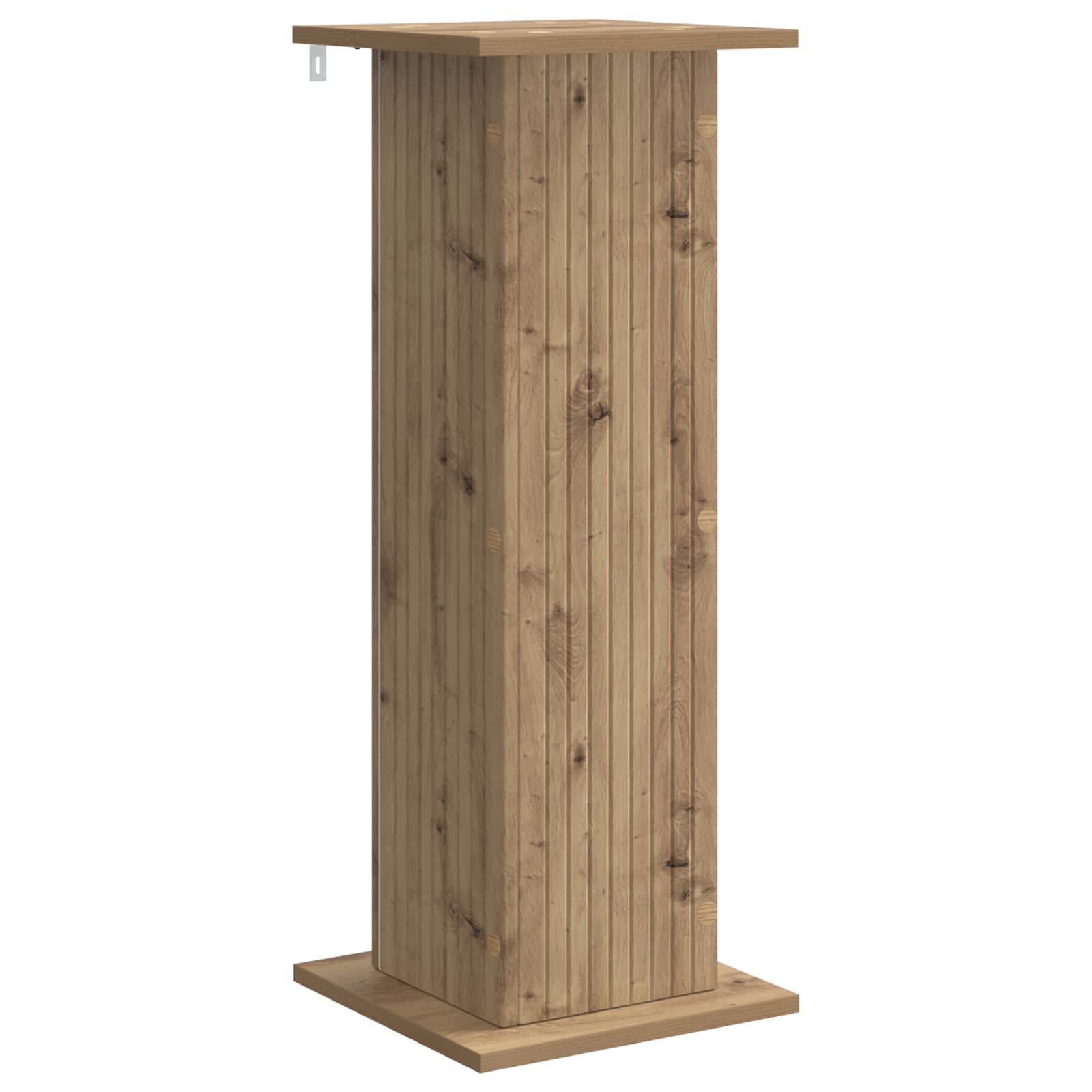 Pflanzenständer Artisan-Eiche 30,5 x 30 x 80,5 cm Holzwerkstoff