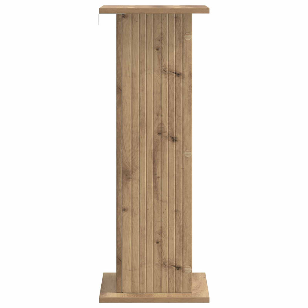 Pflanzenständer Artisan-Eiche 30,5 x 30 x 80,5 cm Holzwerkstoff