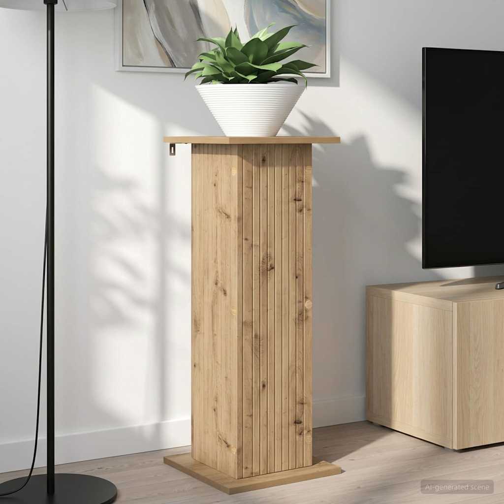 Pflanzenständer 2 pcs Artisan-Eiche 30,5 x 30 x 80,5 cm