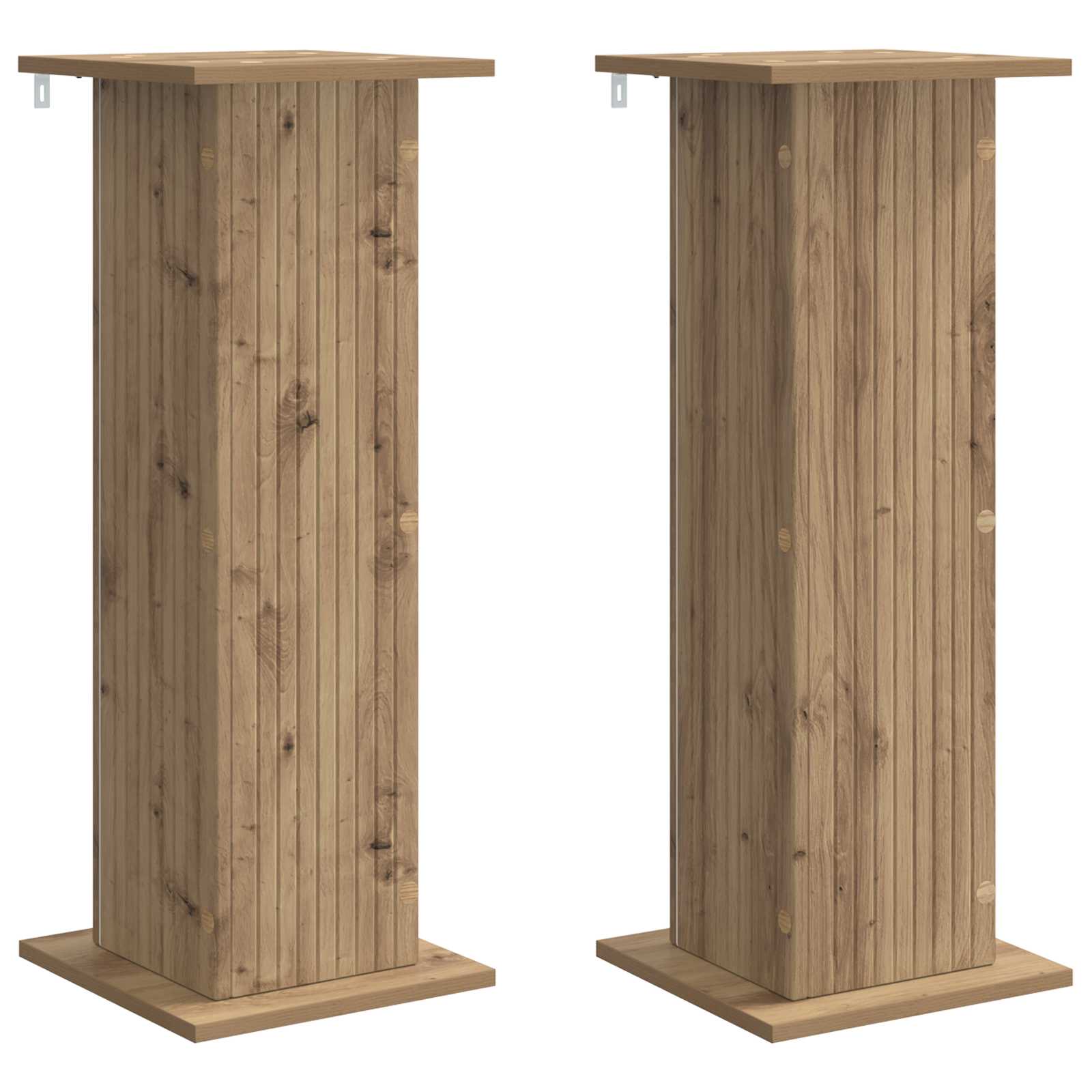 Pflanzenständer 2 pcs Artisan-Eiche 30,5 x 30 x 80,5 cm