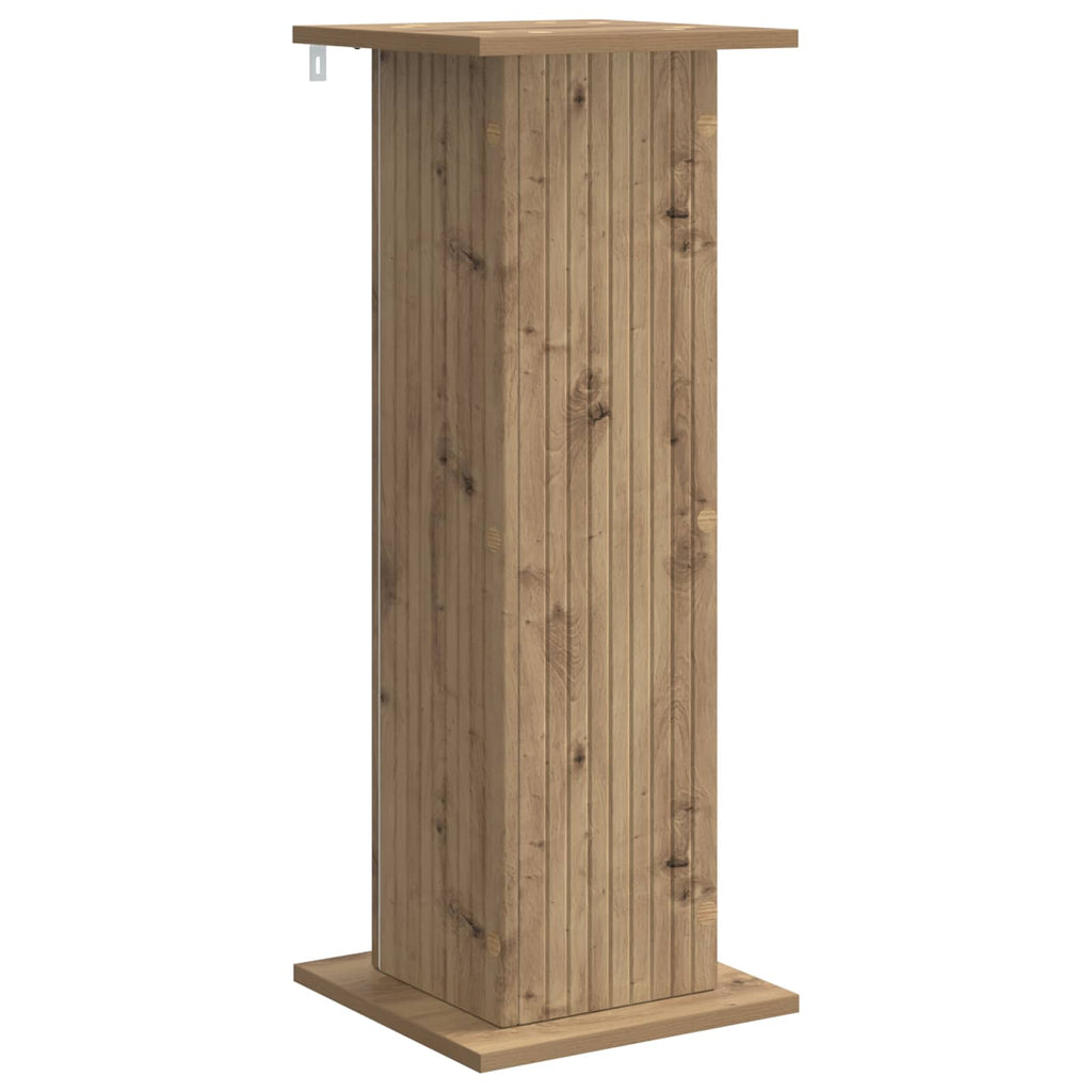 Pflanzenständer 2 pcs Artisan-Eiche 30,5 x 30 x 80,5 cm