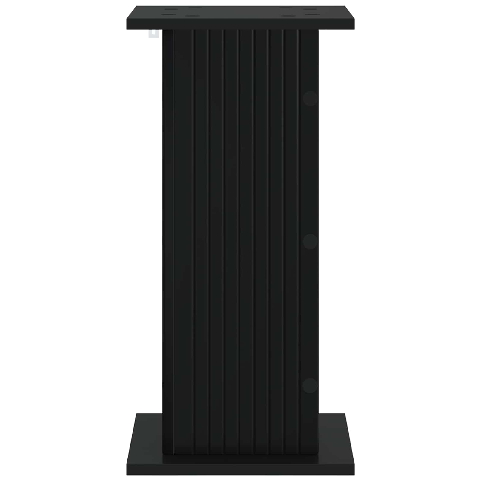 Pflanzenständer 2 pcs Schwarz 30,5 x 30 x 60,5 cm Holzwerkstoff