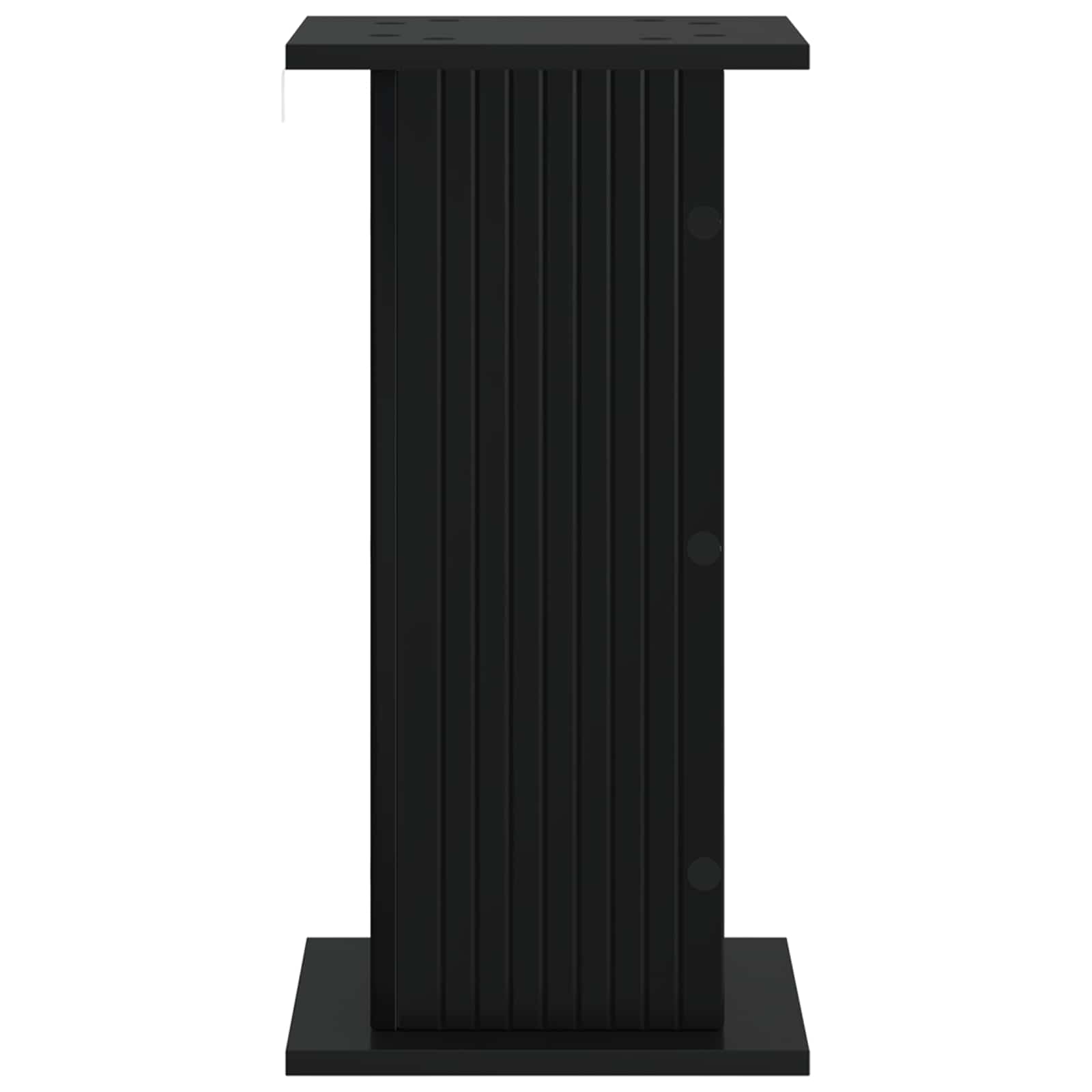 Pflanzenständer 2 pcs Schwarz 30,5 x 30 x 60,5 cm Holzwerkstoff