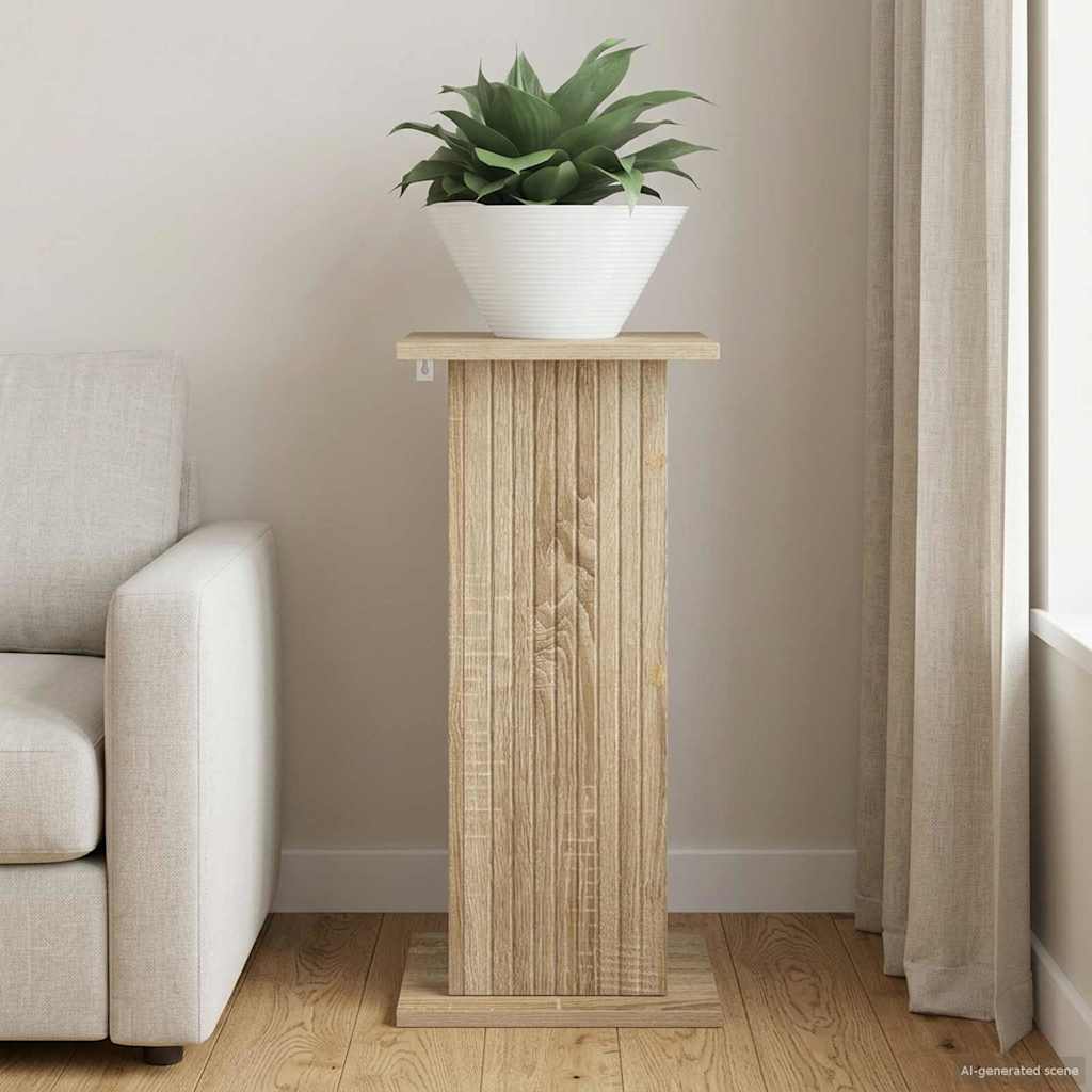 Pflanzenständer Sonoma-Eiche 30,5 x 30 x 60,5 cm Holzwerkstoff