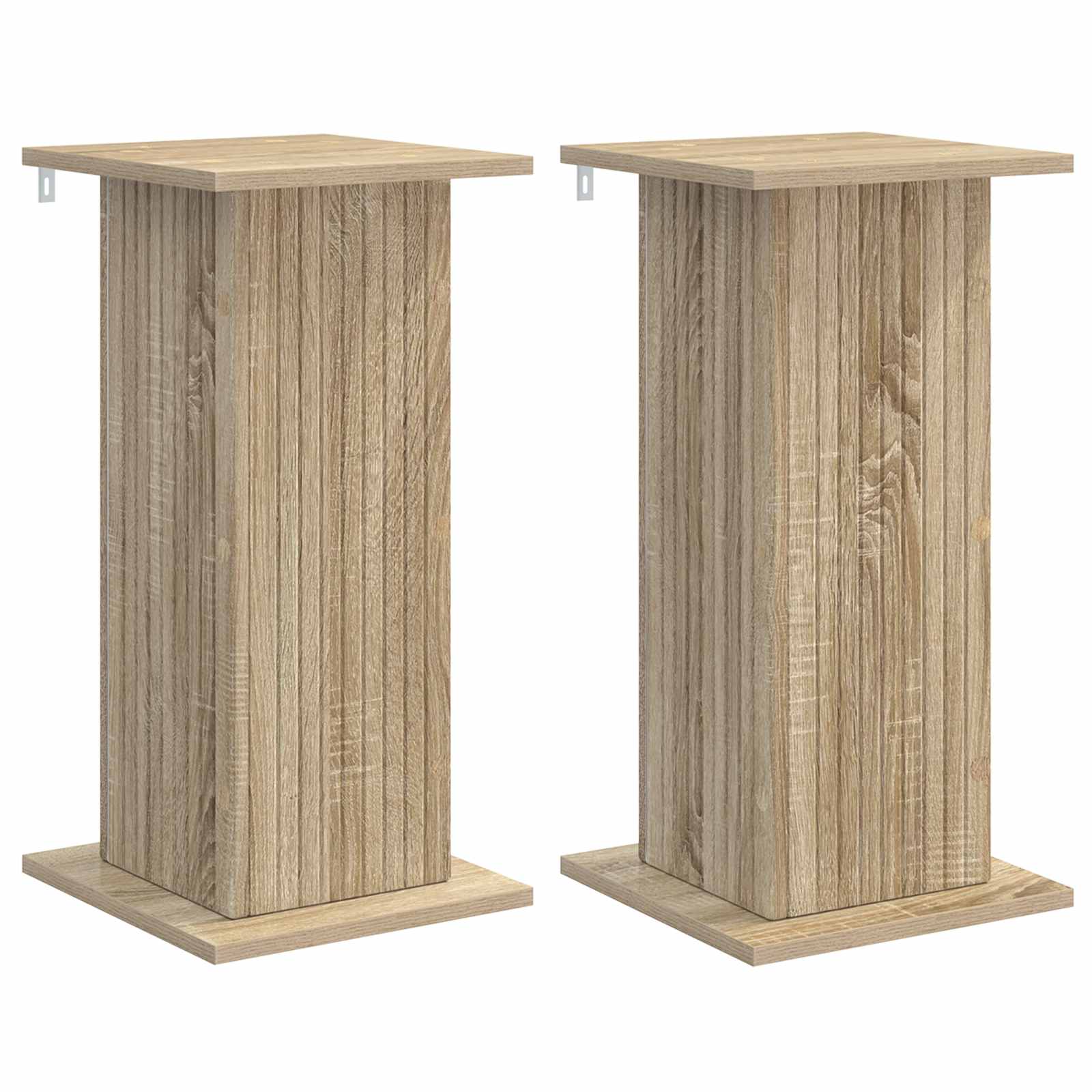 Pflanzenständer 2 pcs Sonoma-Eiche 30,5 x 30 x 60,5 cm