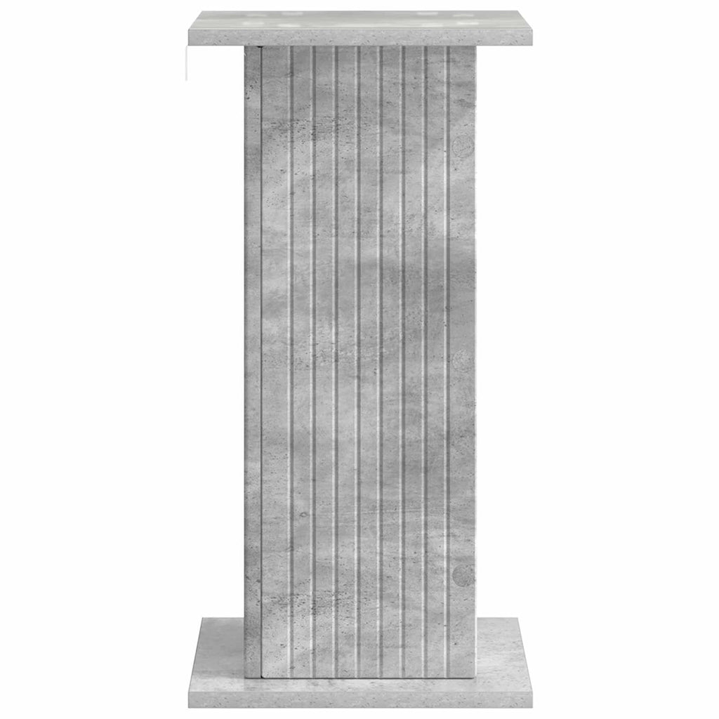 Pflanzenständer Betongrau 30,5 x 30 x 60,5 cm Holzwerkstoff