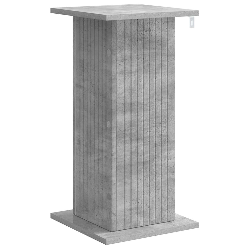 Pflanzenständer 2 pcs Betongrau 30,5 x 30 x 60,5 cm