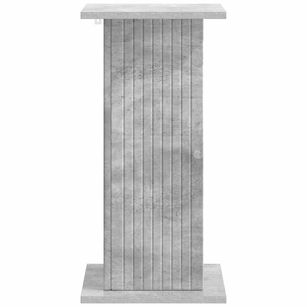 Pflanzenständer 2 pcs Betongrau 30,5 x 30 x 60,5 cm
