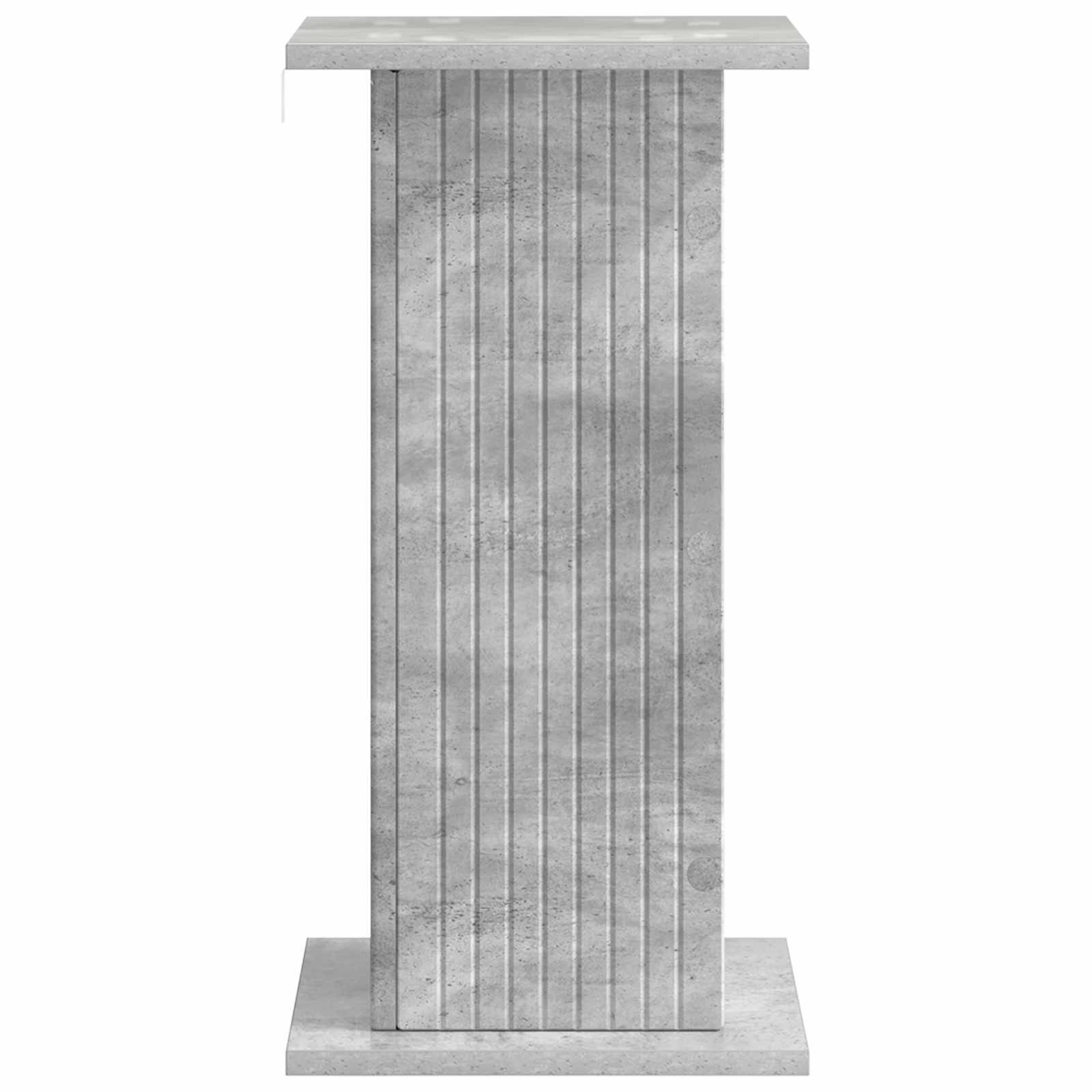 Pflanzenständer 2 pcs Betongrau 30,5 x 30 x 60,5 cm