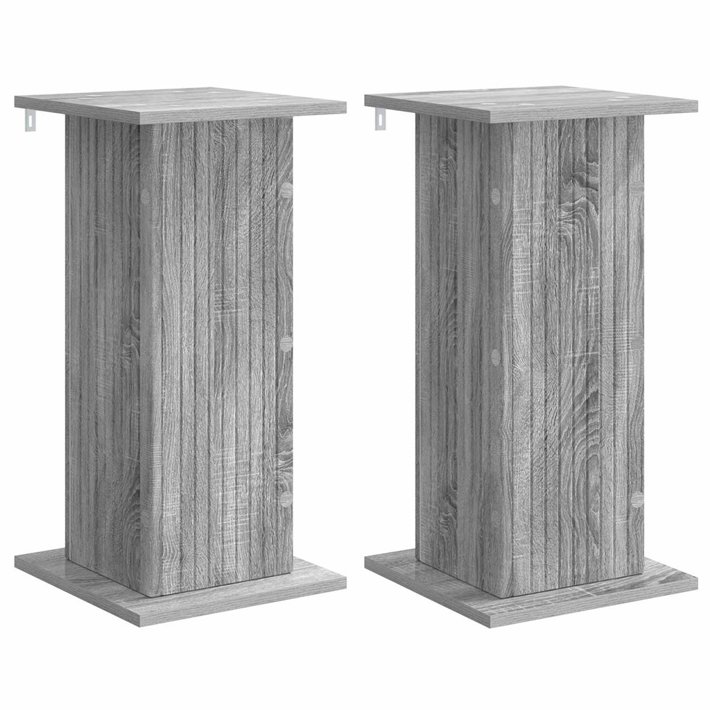 Pflanzenständer 2 pcs Graues Sonoma 30,5 x 30 x 60,5 cm