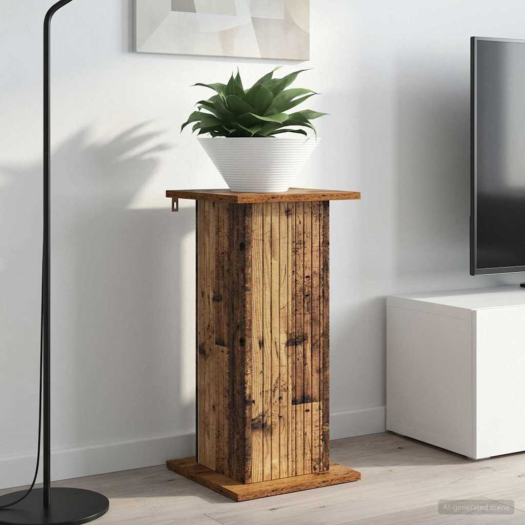 Pflanzenständer 2 pcs Altholz 30,5 x 30 x 60,5 cm Holzwerkstoff