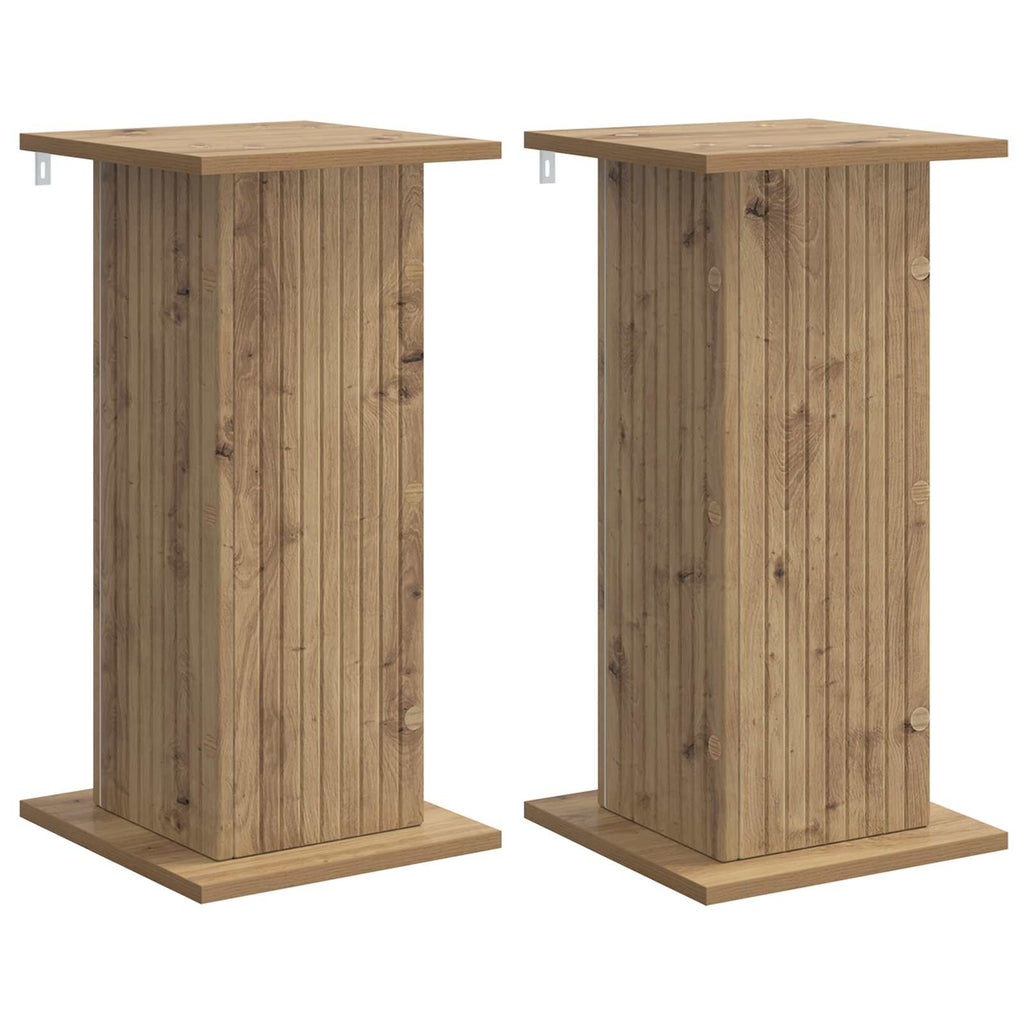 Pflanzenständer 2 pcs Artisan-Eiche 30,5 x 30 x 60,5 cm
