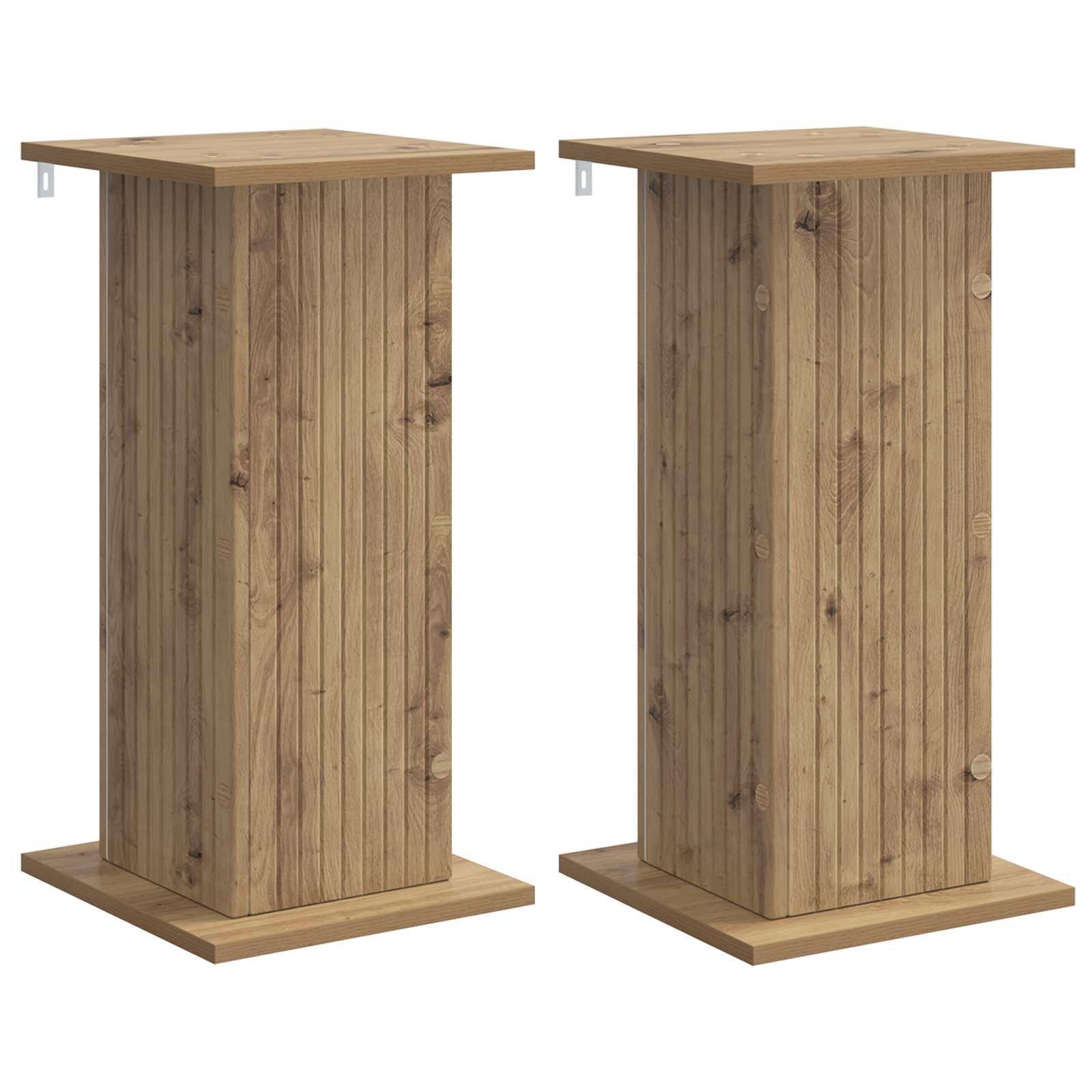 Pflanzenständer 2 pcs Artisan-Eiche 30,5 x 30 x 60,5 cm