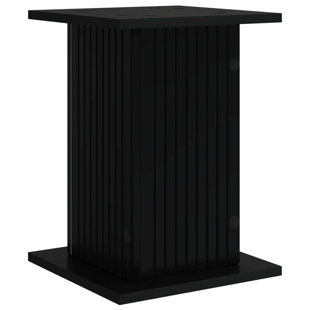 Pflanzenständer 2 pcs Schwarz 30,5 x 30 x 43 cm Holzwerkstoff
