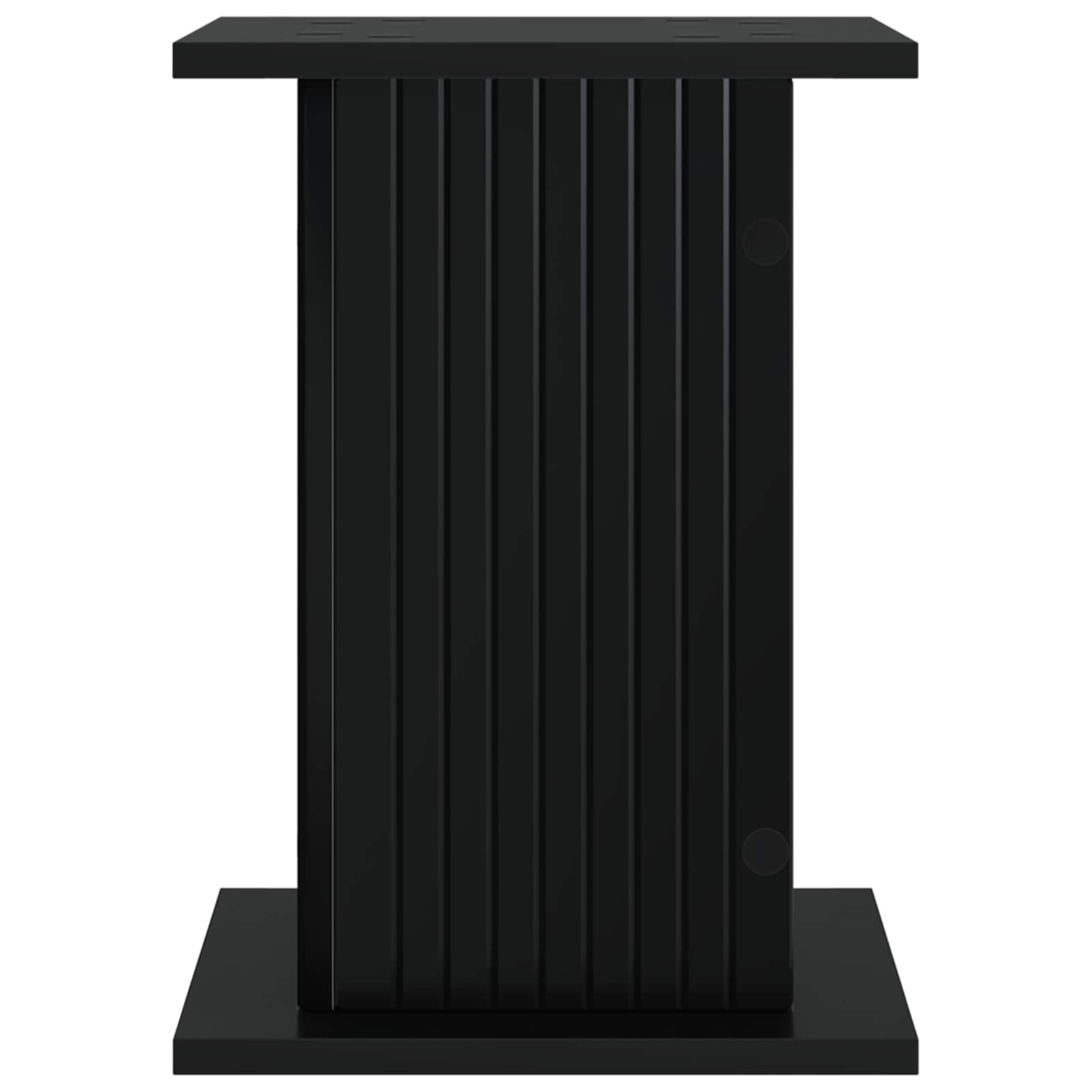 Pflanzenständer 2 pcs Schwarz 30,5 x 30 x 43 cm Holzwerkstoff