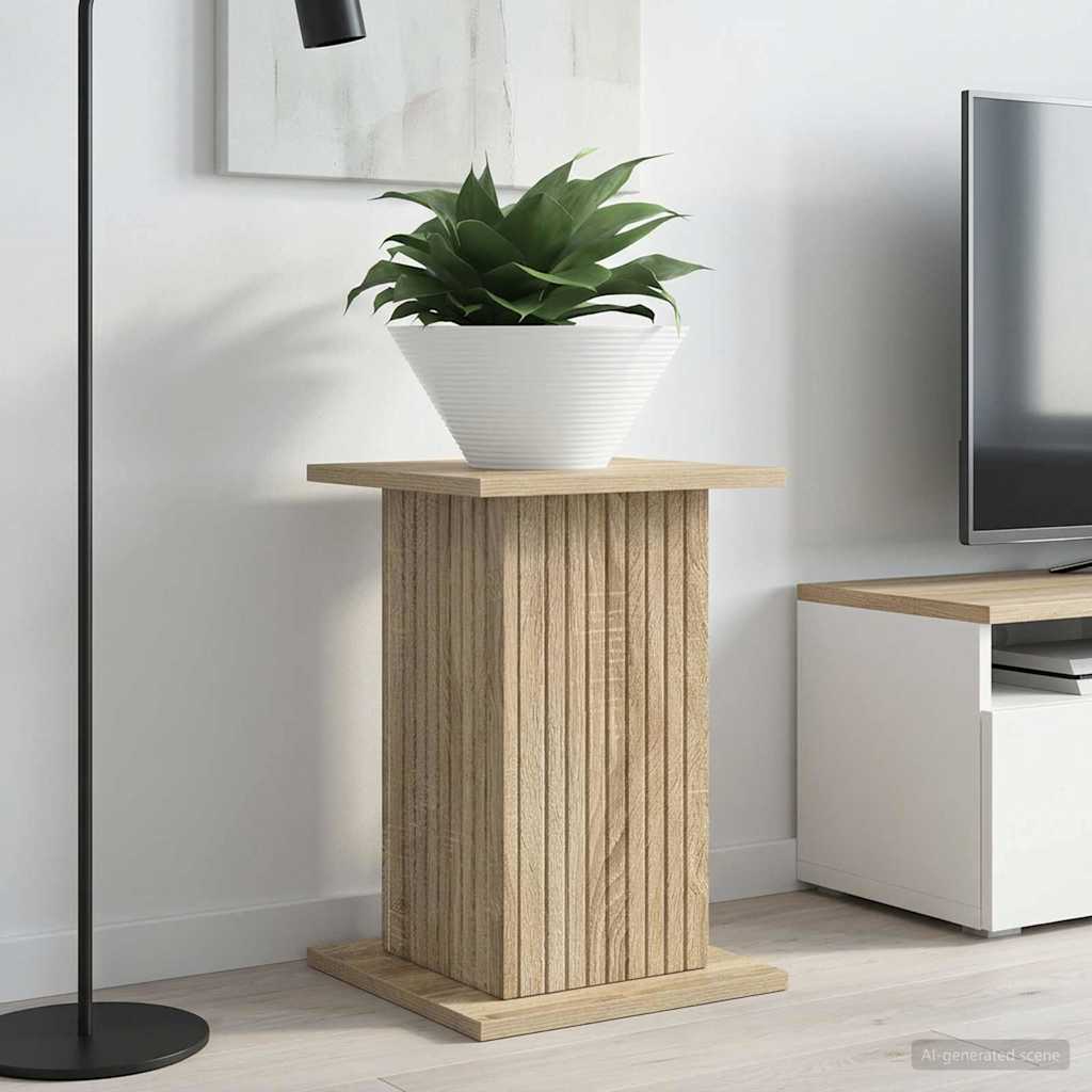Pflanzenständer 2 pcs Sonoma-Eiche 30,5 x 30 x 43 cm