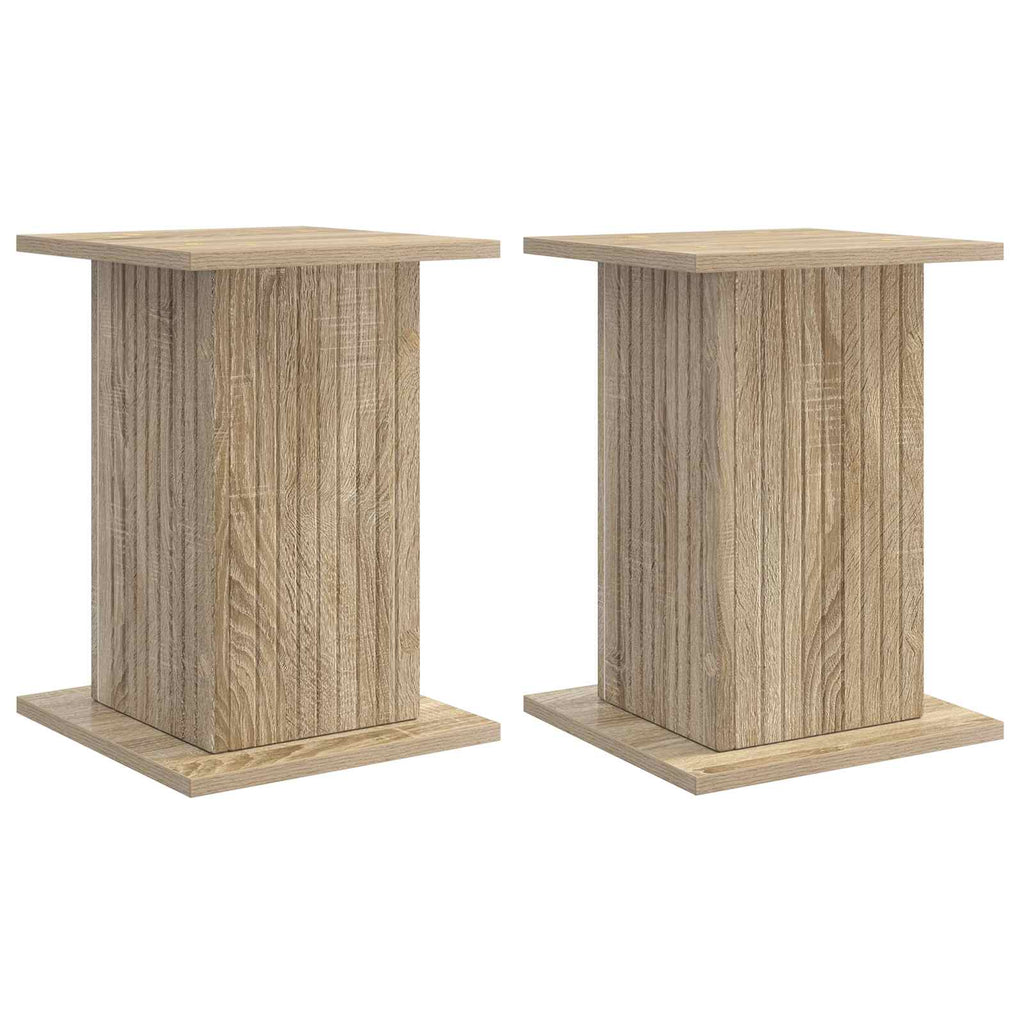 Pflanzenständer 2 pcs Sonoma-Eiche 30,5 x 30 x 43 cm