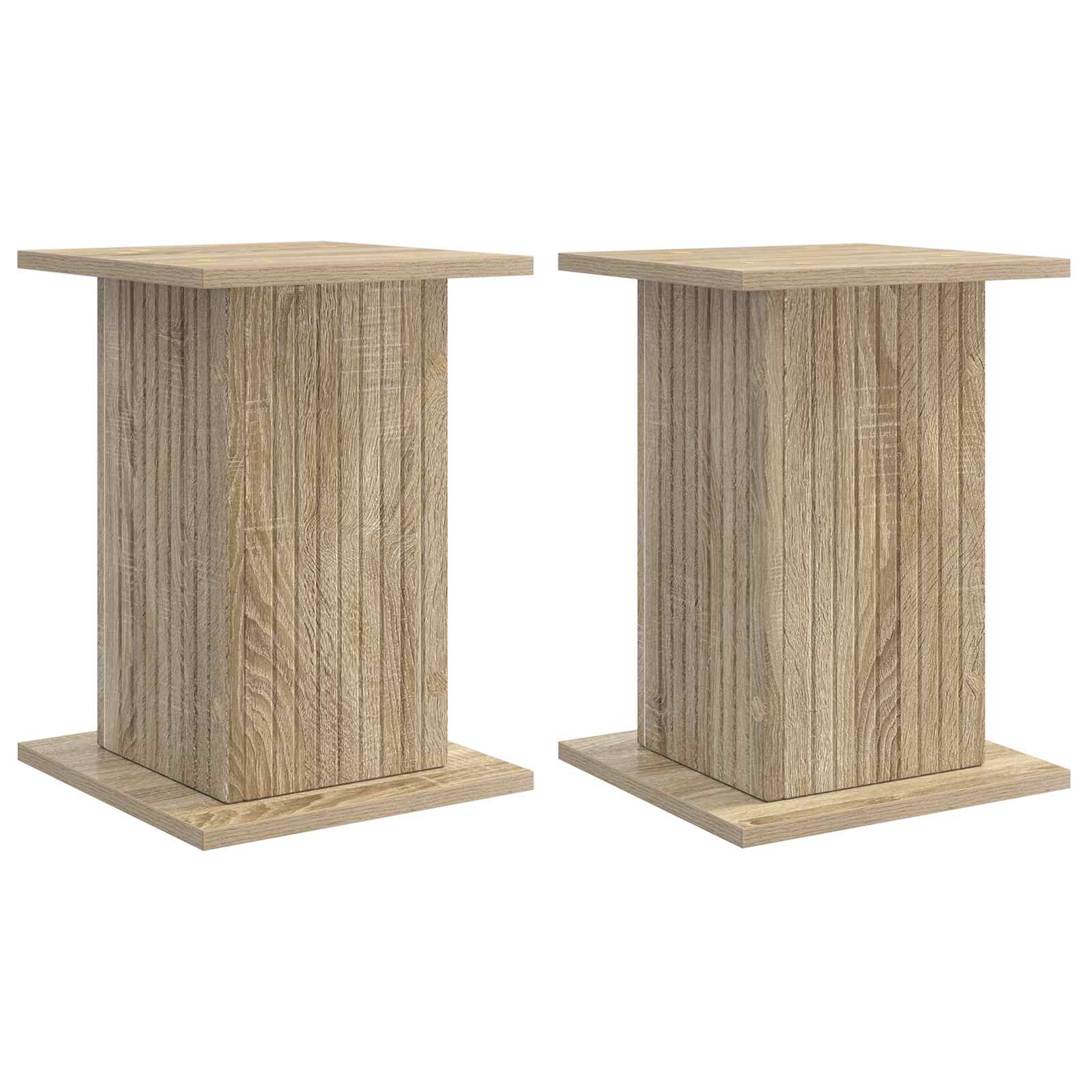 Pflanzenständer 2 pcs Sonoma-Eiche 30,5 x 30 x 43 cm