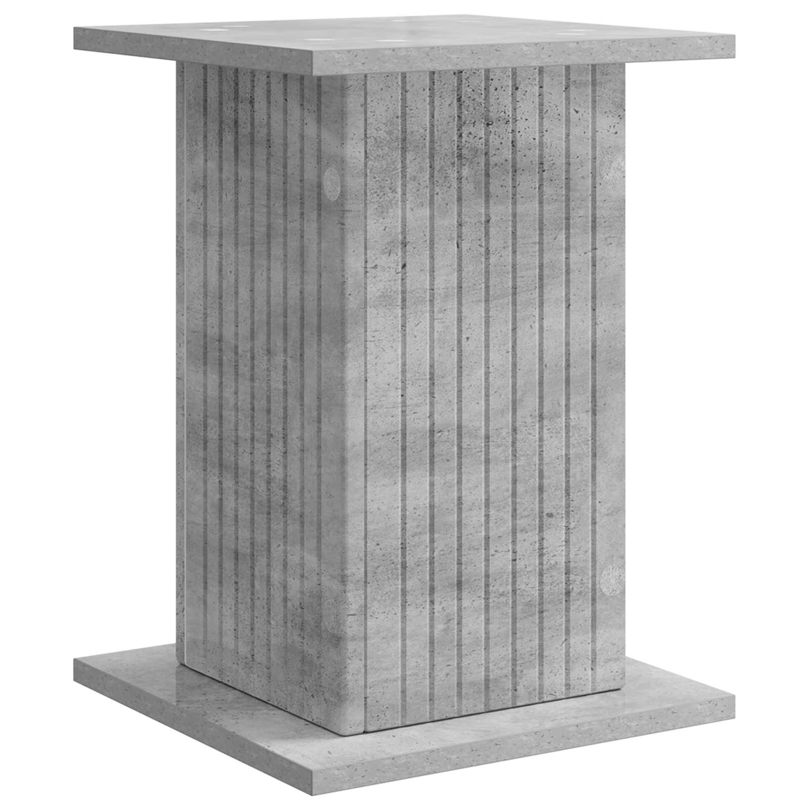 Pflanzenständer 2 pcs Betongrau 30,5 x 30 x 43 cm Holzwerkstoff