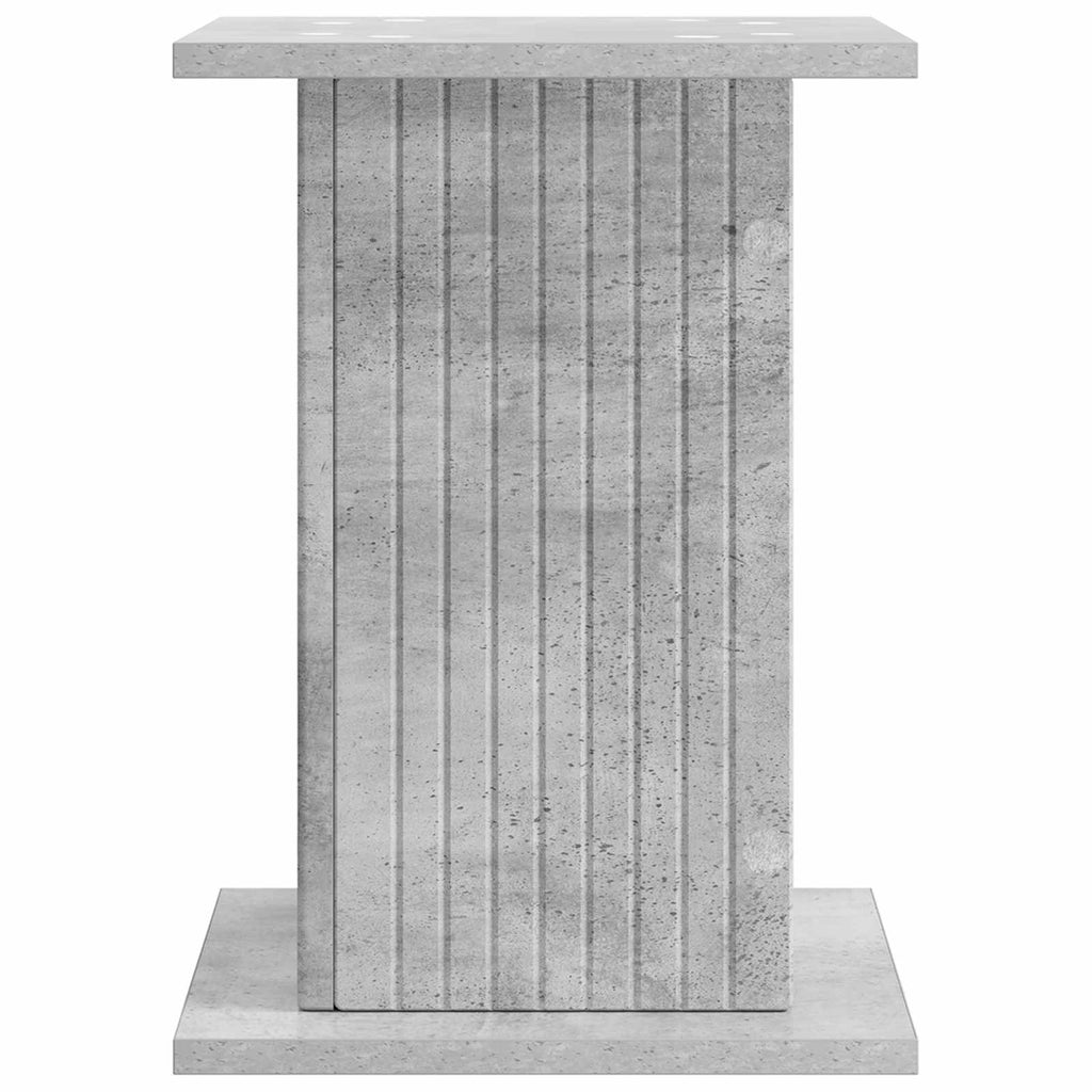 Pflanzenständer 2 pcs Betongrau 30,5 x 30 x 43 cm Holzwerkstoff