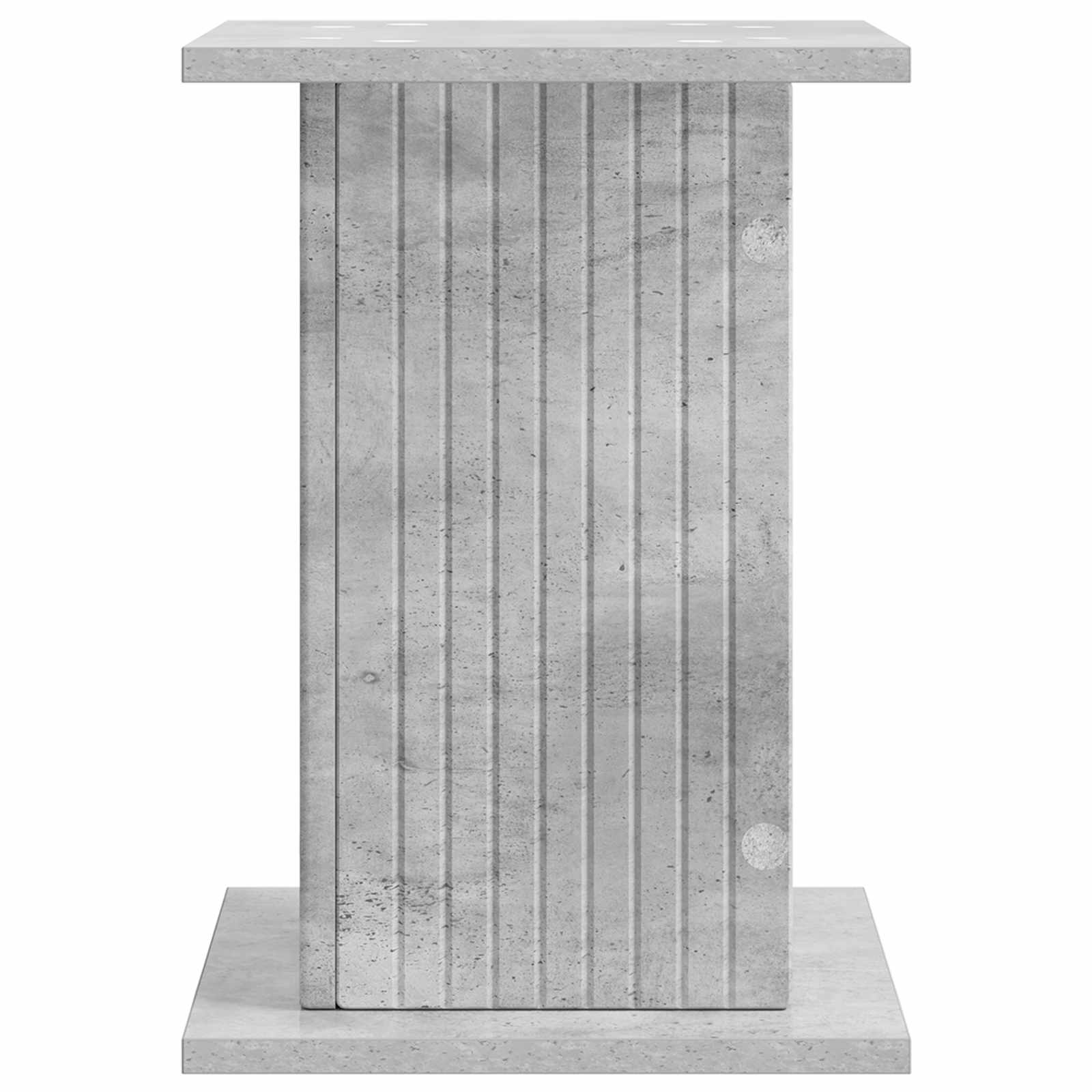 Pflanzenständer 2 pcs Betongrau 30,5 x 30 x 43 cm Holzwerkstoff