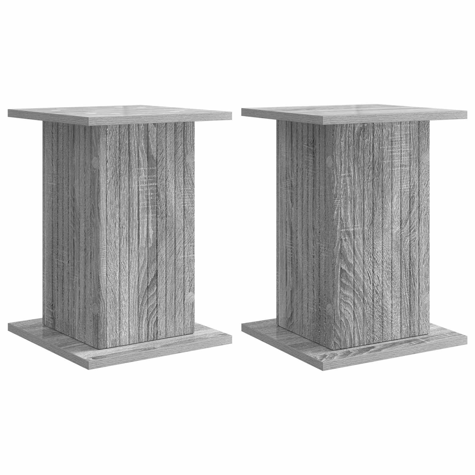 Pflanzenständer 2 pcs Graues Sonoma 30,5 x 30 x 43 cm