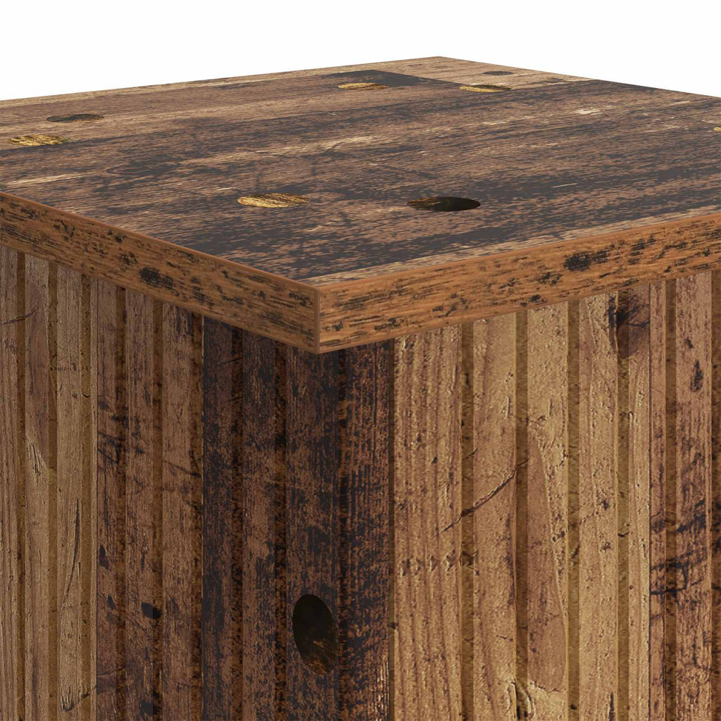Pflanzenständer 2 pcs Altholz 30,5 x 30 x 43 cm Holzwerkstoff