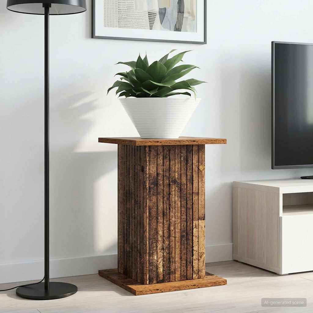 Pflanzenständer 2 pcs Altholz 30,5 x 30 x 43 cm Holzwerkstoff
