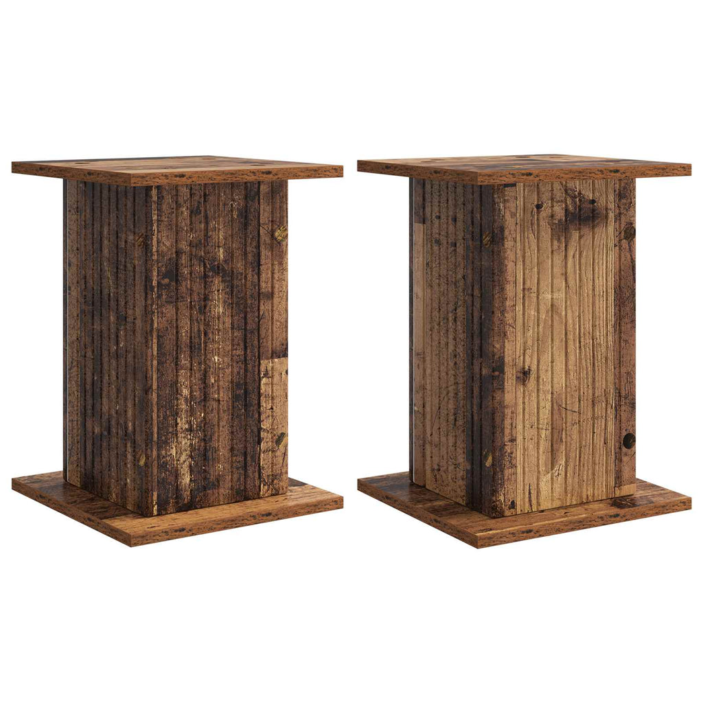 Pflanzenständer 2 pcs Altholz 30,5 x 30 x 43 cm Holzwerkstoff