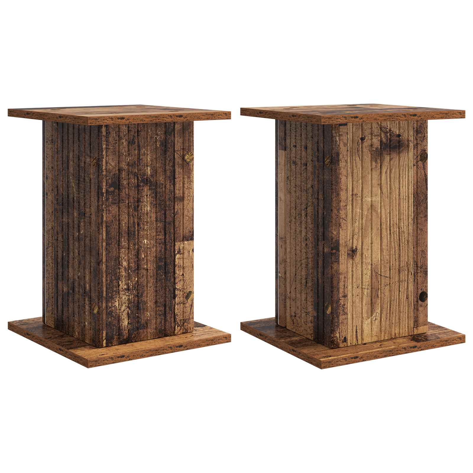 Pflanzenständer 2 pcs Altholz 30,5 x 30 x 43 cm Holzwerkstoff