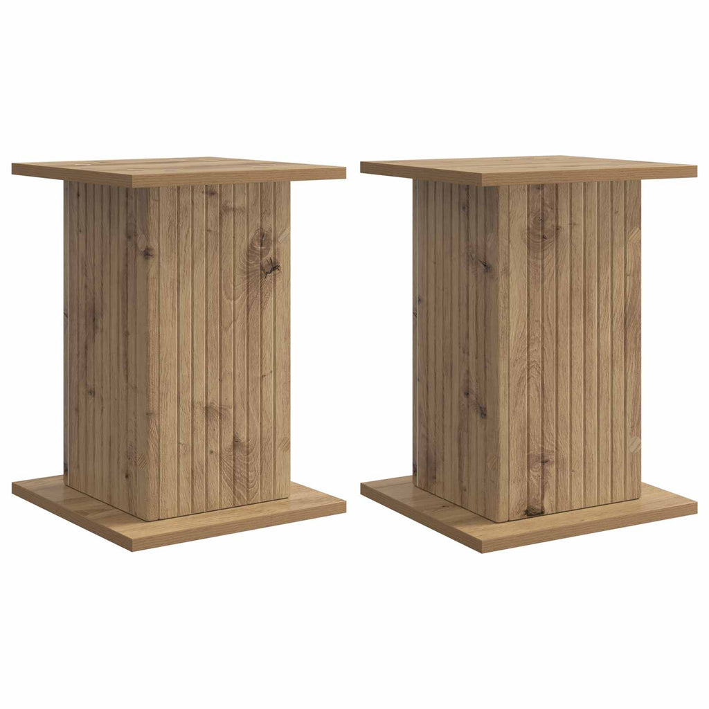 Pflanzenständer 2 pcs Artisan-Eiche 30,5 x 30 x 43 cm