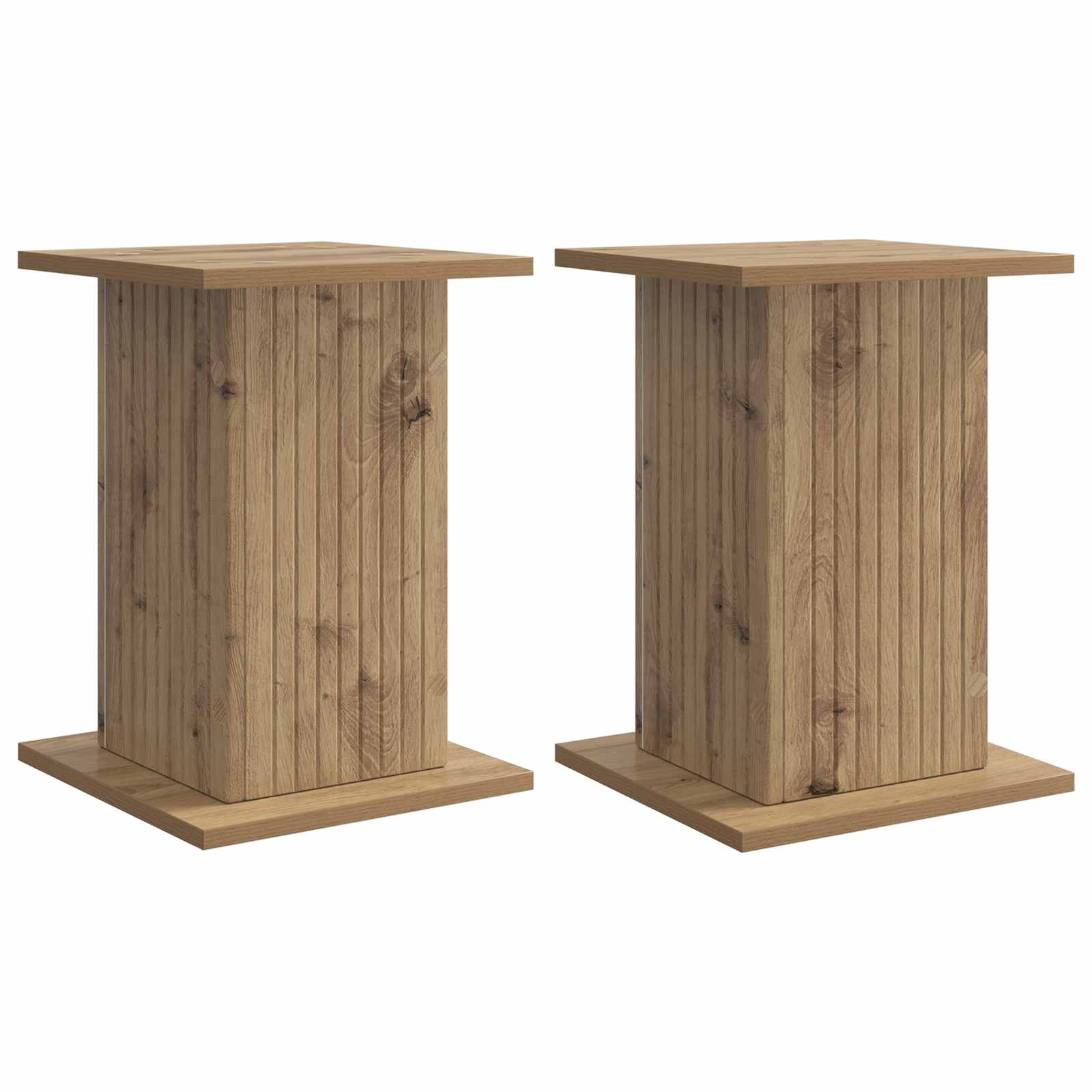 Pflanzenständer 2 pcs Artisan-Eiche 30,5 x 30 x 43 cm