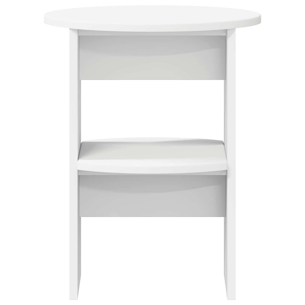 Seitenschrank Weiß Ø40 x 50 cm Holzwerkstoff