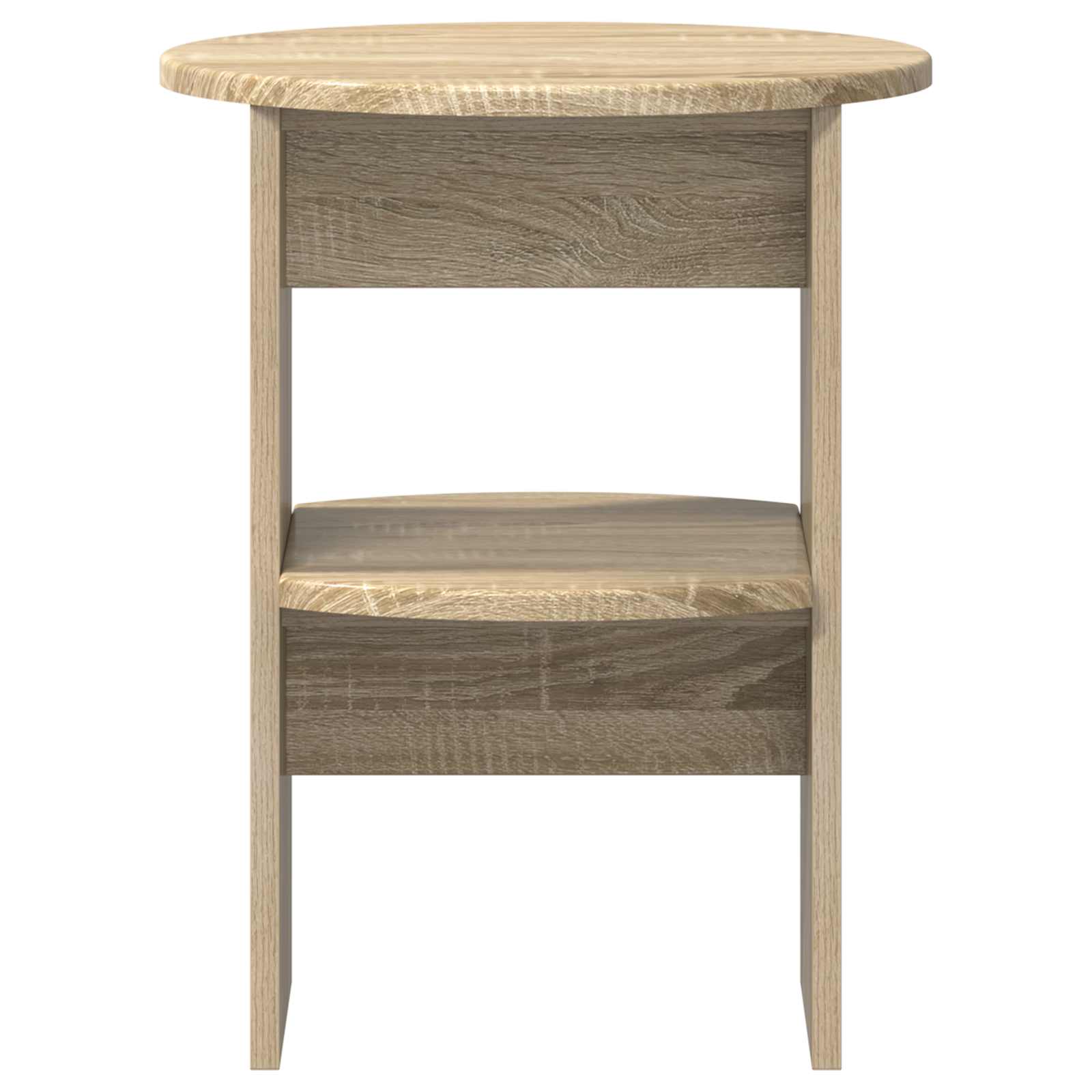 Seitenschrank 2 pcs Sonoma-Eiche Ø40 x 50 cm Holzwerkstoff