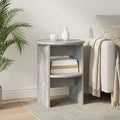 Seitenschrank Betongrau Ø40 x 50 cm Holzwerkstoff