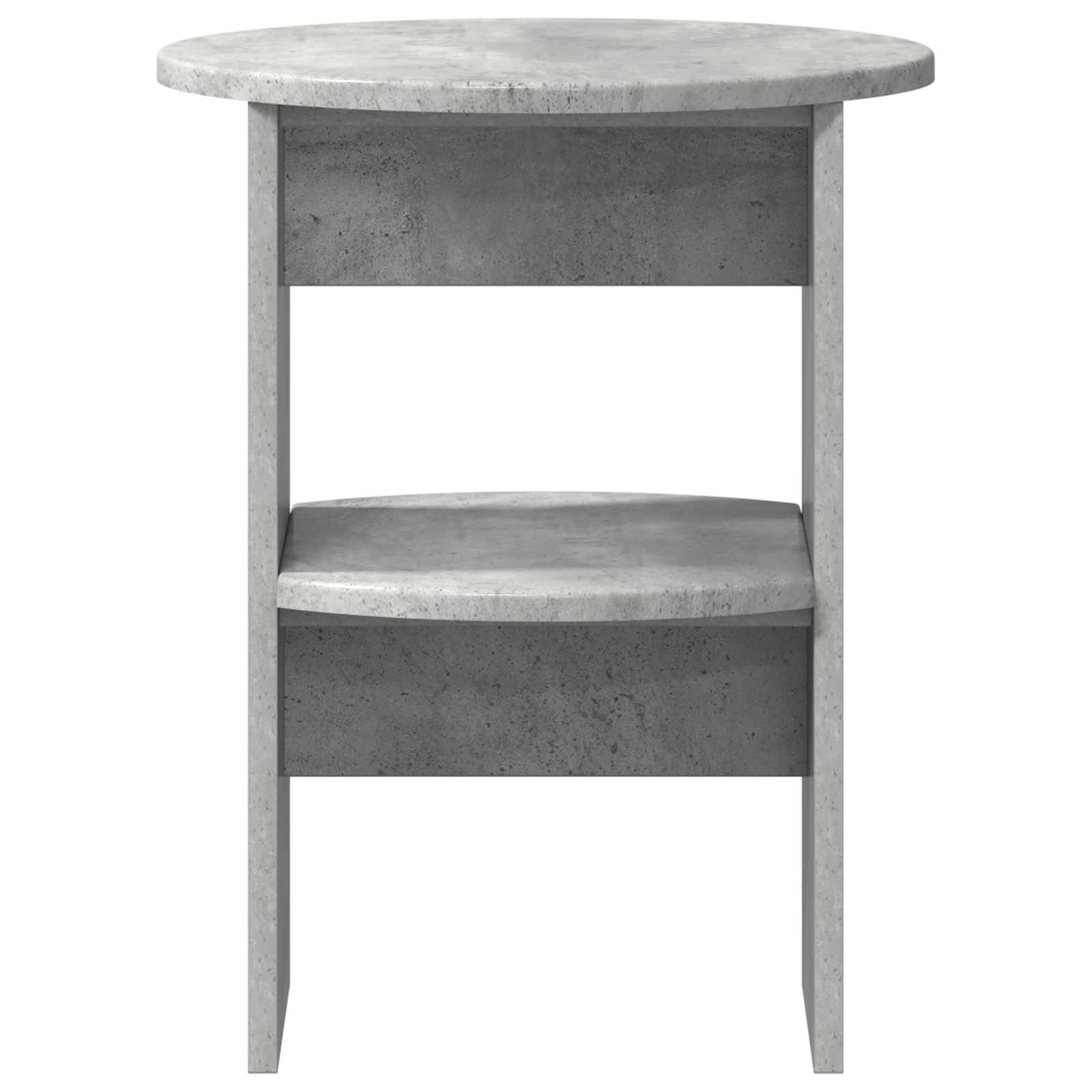 Seitenschrank Betongrau Ø40 x 50 cm Holzwerkstoff