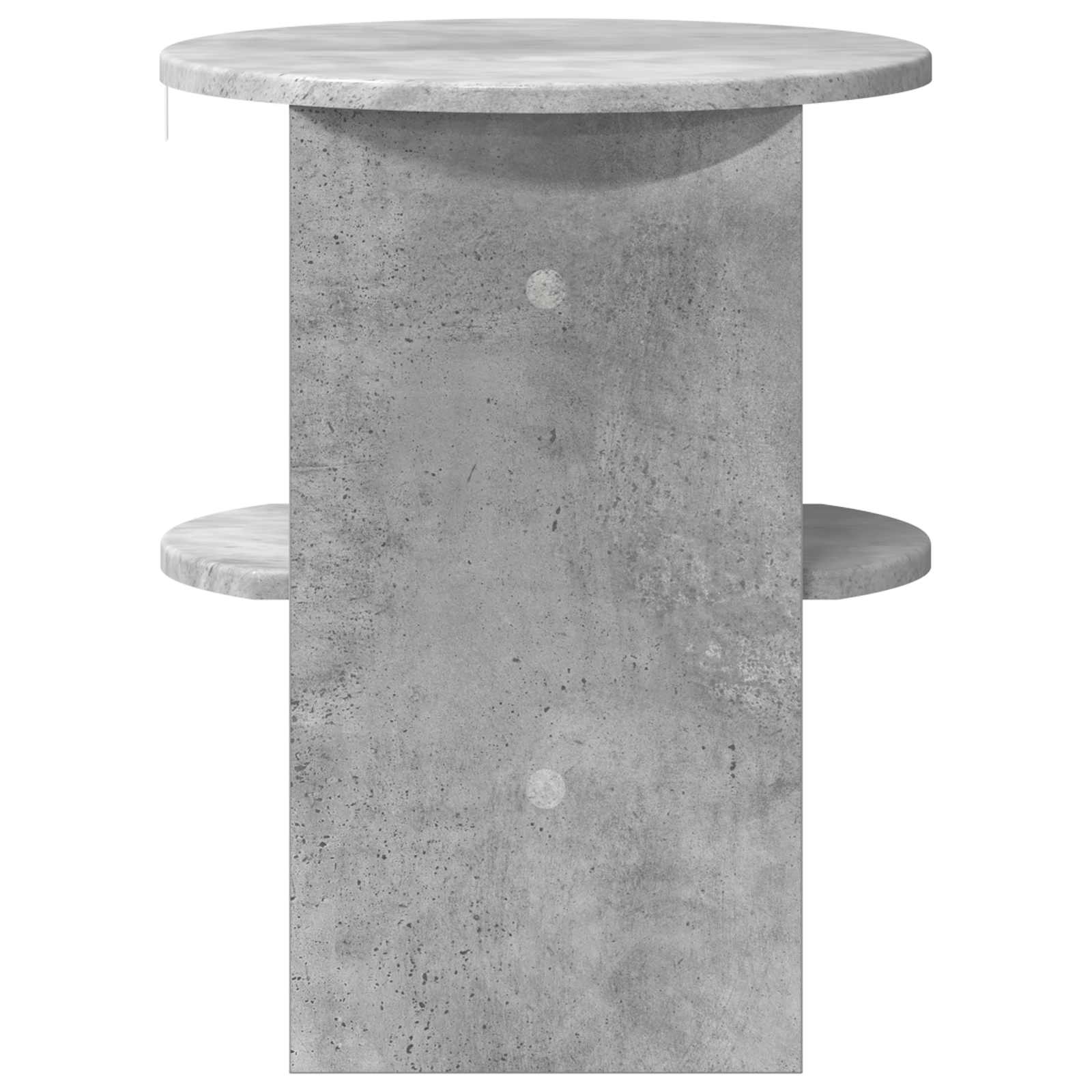 Seitenschrank Betongrau Ø40 x 50 cm Holzwerkstoff