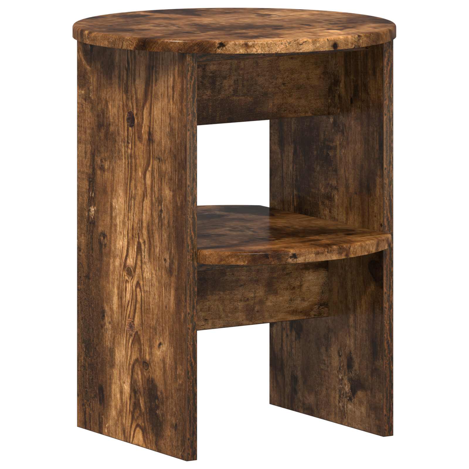 Seitenschrank Geräucherte Eiche Ø40 x 50 cm Holzwerkstoff