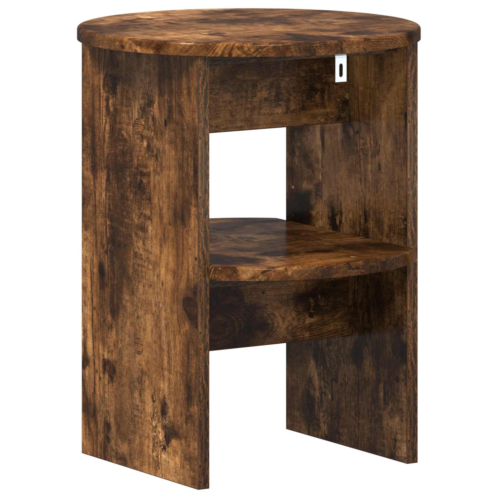 Seitenschrank Geräucherte Eiche Ø40 x 50 cm Holzwerkstoff
