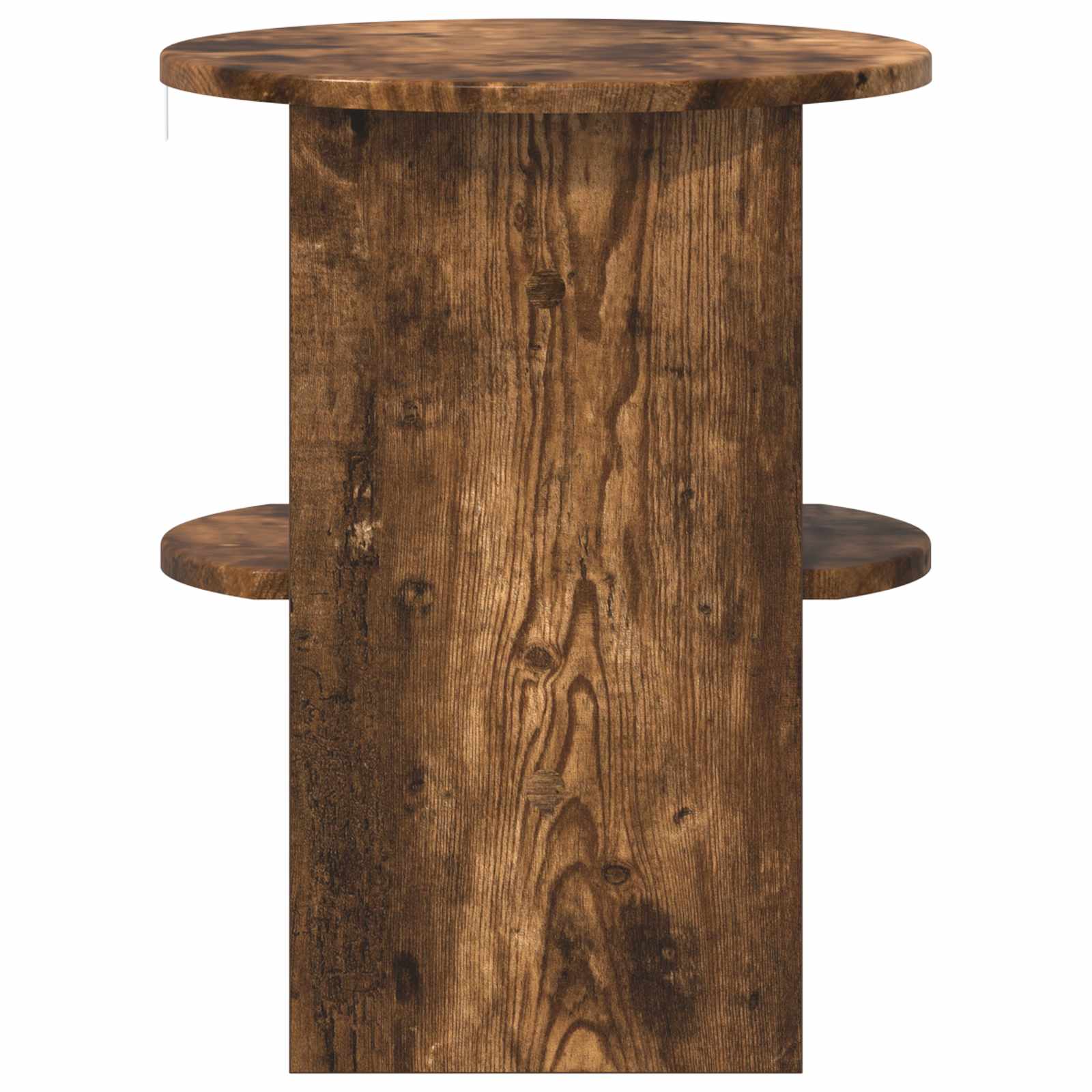 Seitenschrank 2 pcs Geräucherte Eiche Ø40 x 50 cm Holzwerkstoff