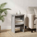 Seitenschrank Graues Sonoma Ø40 x 50 cm Holzwerkstoff